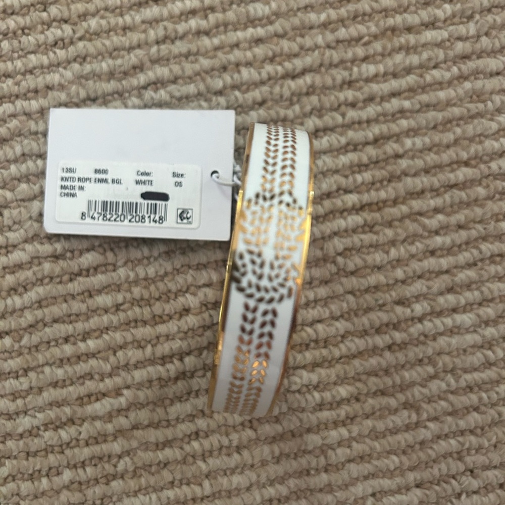 C Wonder knotted rope enamel bangle
